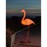 Flamingo akryl 110cm LED Ljusdekoration Ute