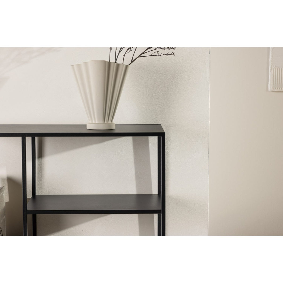 Puno Sidobord Svart, 80 x 30