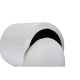 Limpen Puff Vit, Polyestersammet