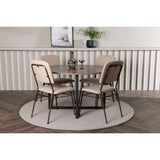 Durango, Seda Rund matgrupp Beige,Brun, Svart, valnöt, ⌀120