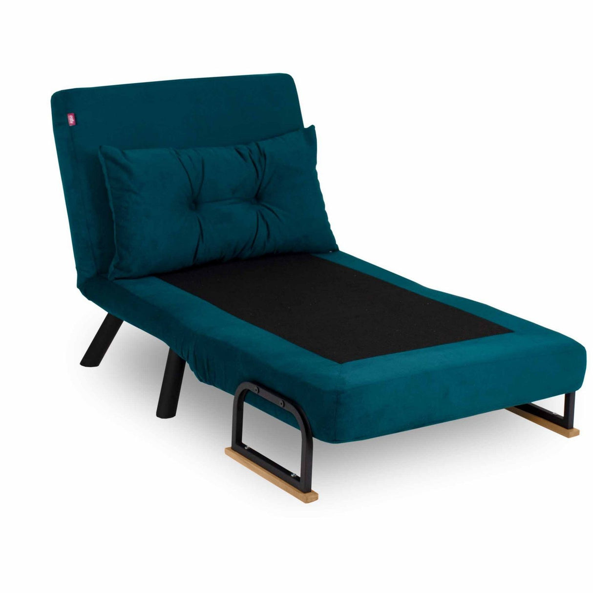 Freetown Single (26 x 120 x 60 cm) 1-sits bäddsoffa Petrolgrön