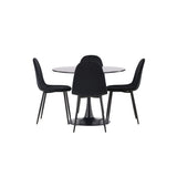 Glade, Polar Rund matgrupp Svart, Svart, ⌀100