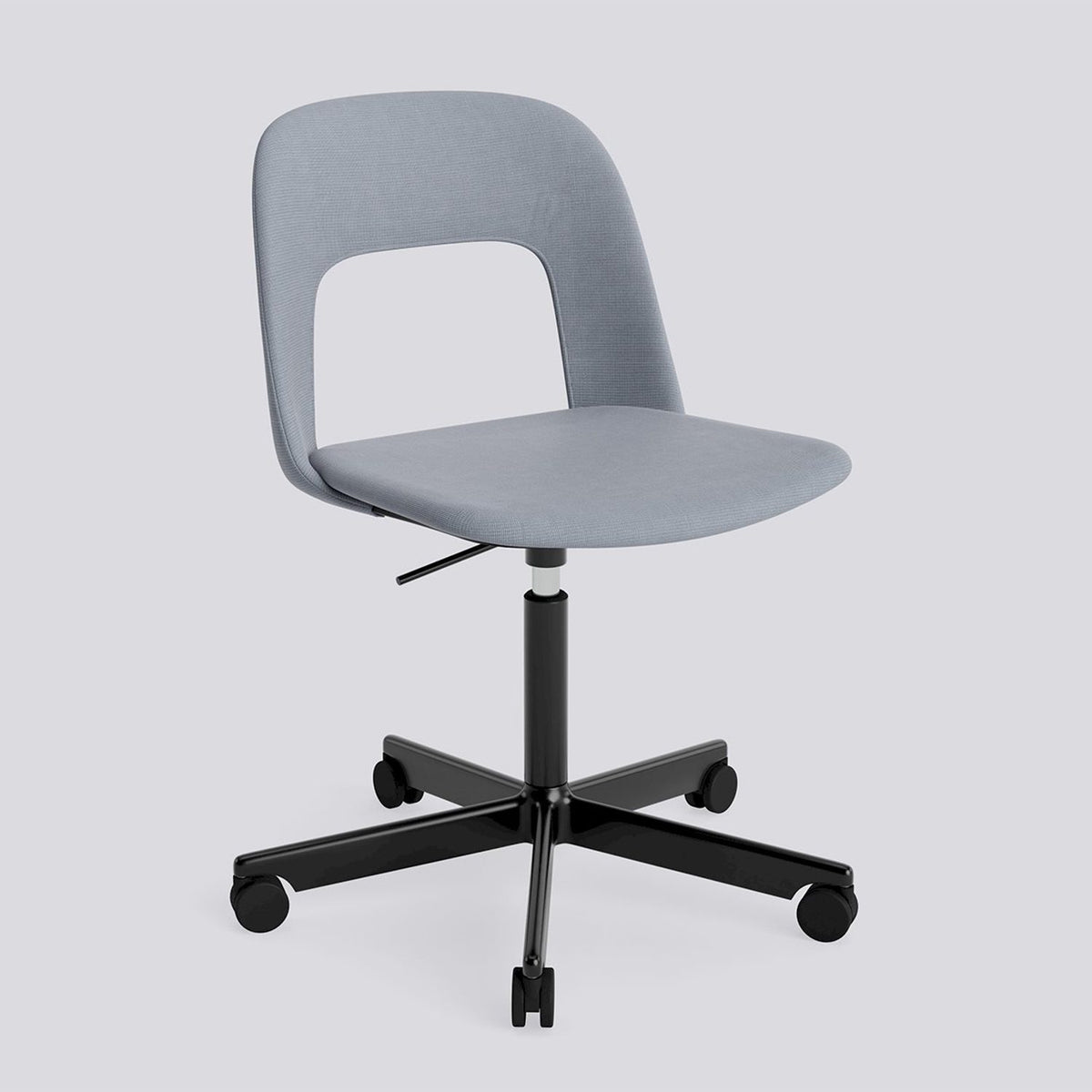 Layout 144 Kontorsstol Vanir 733, Black – pulverlackerad aluminium