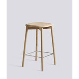 Soft Edge 82 65 cm Barpall ekfaner med vattenbaserad lack, massiv ek med vattenbaserad lack