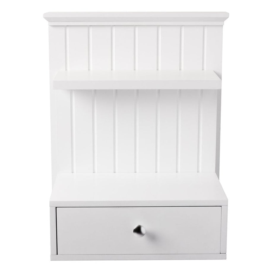 Linus Vägghängt Antikvit Sängbord