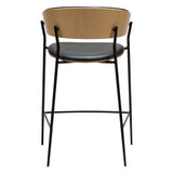 Crib Barstol Raven Black, Bleached Oak