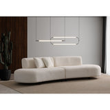 Pinto Divansoffa Cream 300 x 70 x 100 cm
