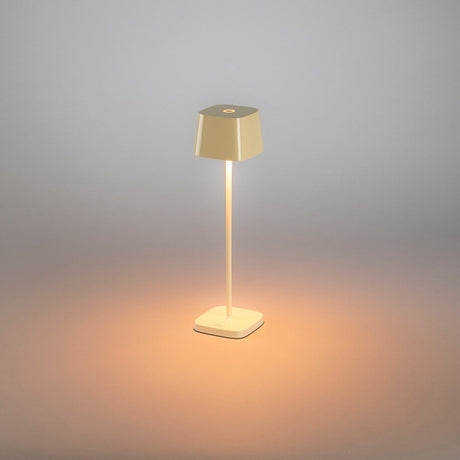Capri mini bordslampa USB Bordslampa Ute/Inne Gräddvit