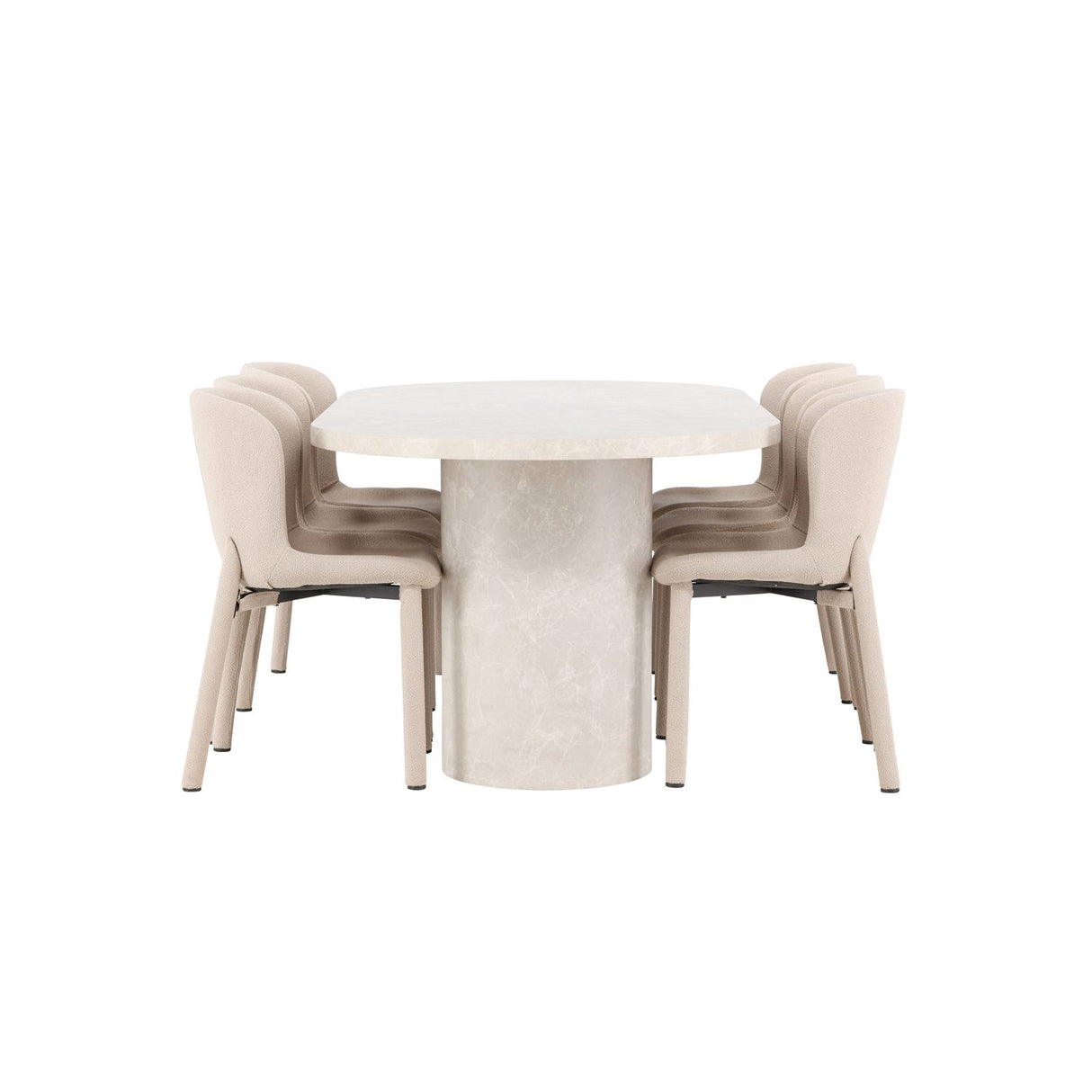 Narvik, Astoria Oval matgrupp Beige, Beige, 200 x 100