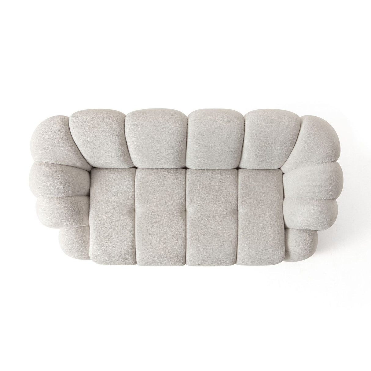 Octavio (199 x 70 x 80 cm) 2-sitssoffa Vit