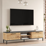 Maputo (160 x 39,1 x 35 cm) Atlantisk furu Antracit TV-enhet