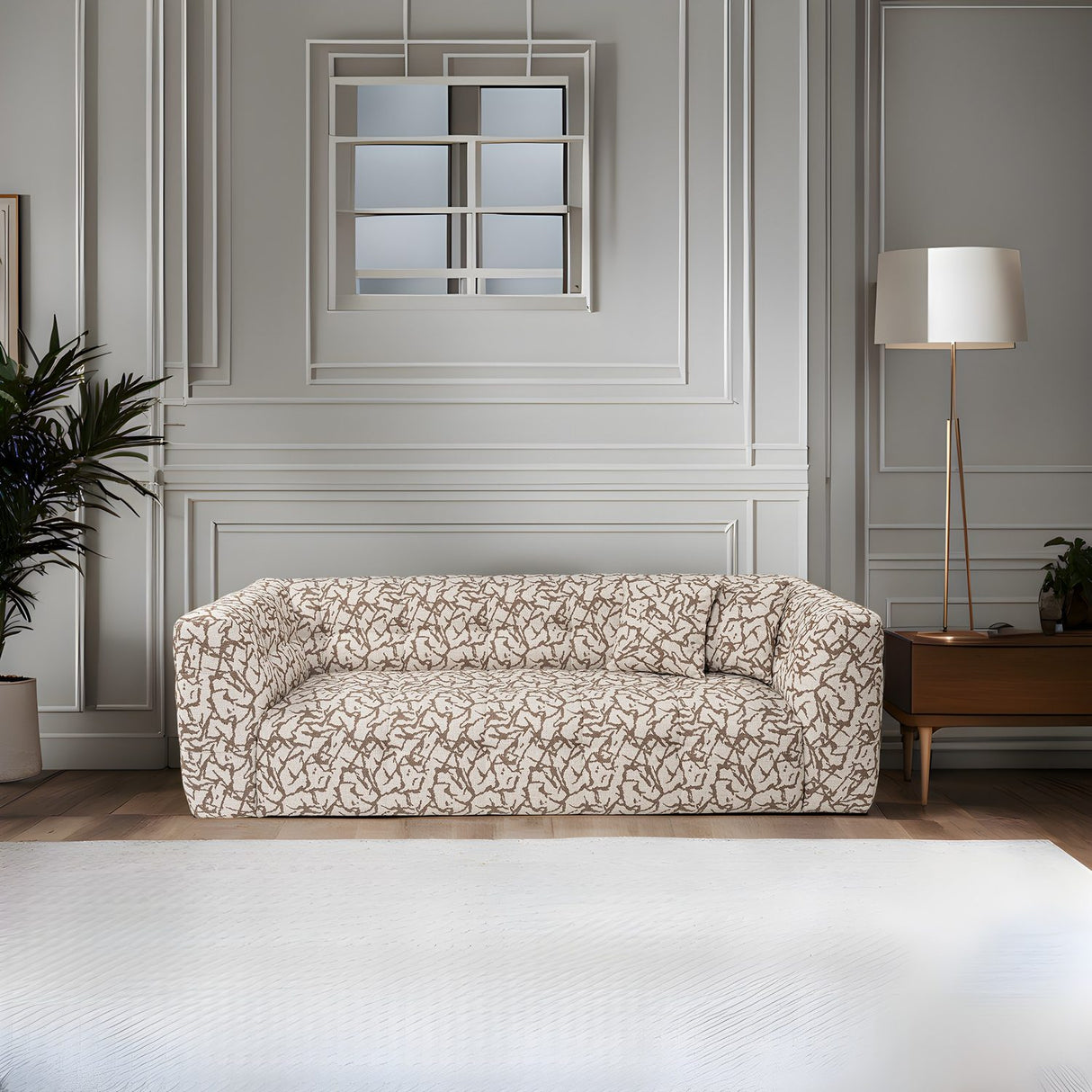 Bamako (235 x 100 x 72 cm) 3-sitssoffa Tan