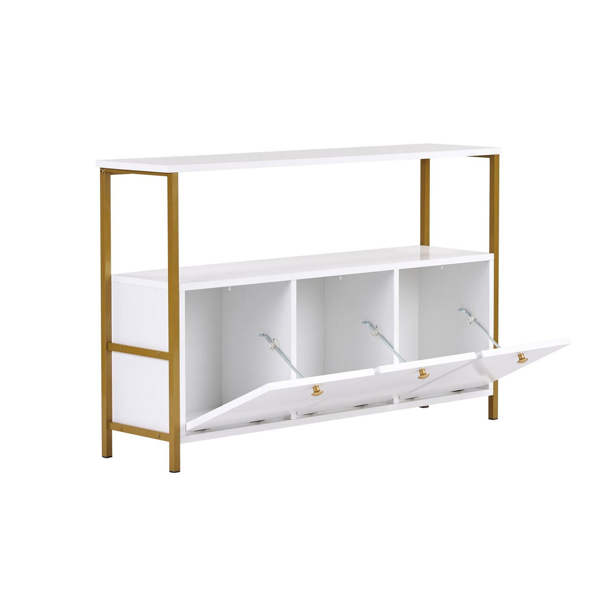 Kora Konsolbord vit guld