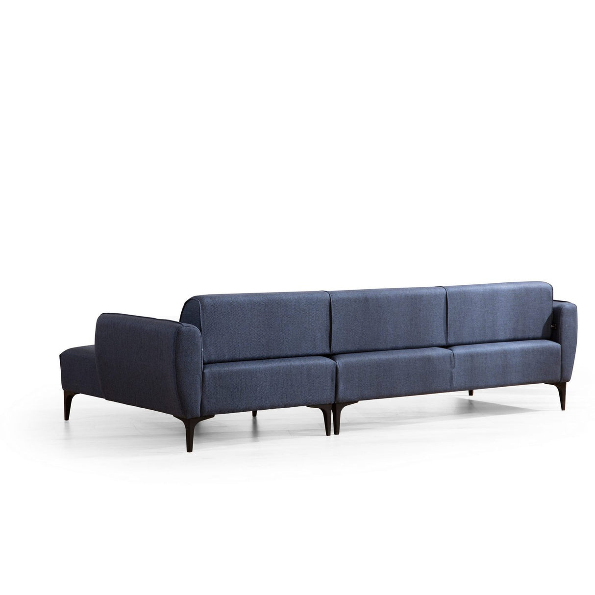 Gaborone (270-140 x 95 x 67 cm) Hörnsoffa Blå, Höger