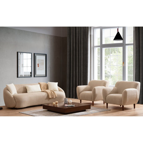 Siena (230 x 75 x 94 cm) Cappuccino 3-sitssoffa