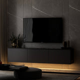Medellín upplyst (160 x 35 x 32 cm) Antracit TV-bänk