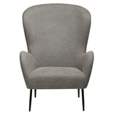 Glam Loungefåtölj Pebble Earth, Black Metal, 75 cm