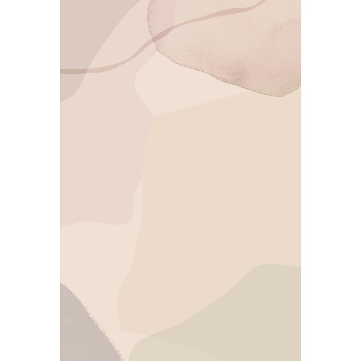 Kräm Poster Beige, 70 x 100 cm