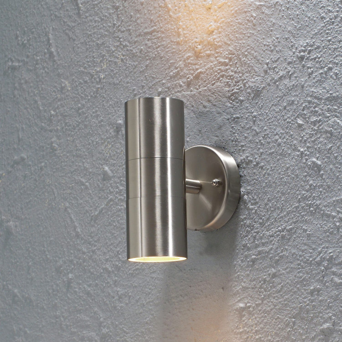 Modena GU10 Upp/ner Vägglampa Ute Rostfri