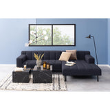 Dijon Soffbord Fyrkantig 40x58x58 cm Svart Marquina
