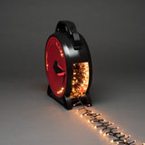 med Sladdvinda Cluster LED Svart Kabel Ljusslinga Ute 21.98m, Amber