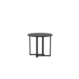 Lawton Soffbord Black, ⌀50