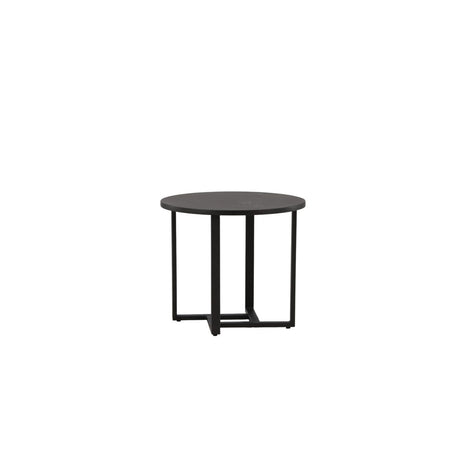 Lawton Soffbord Black, ⌀50