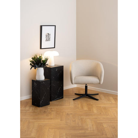 Simone Loungefåtölj Basel tyg Beige