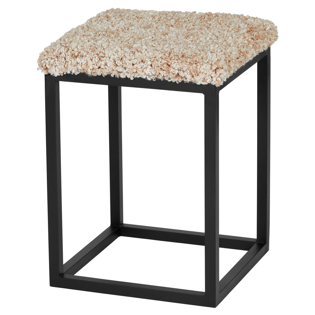 Palle Lumme 35x35x50 cm Bänk med Sittdyna Toffee/Black