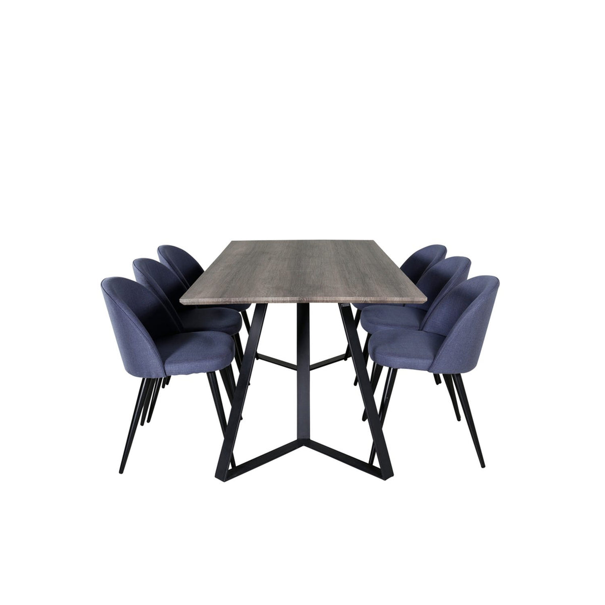 Marina, Velvet Rektangulär matgrupp