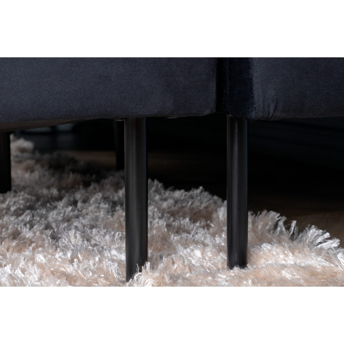 Zoom Schäslongsoffa Svart