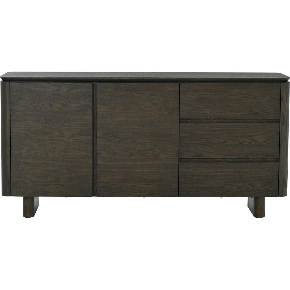 Aldon 3 lådor/2 dörrar Sideboard Brun