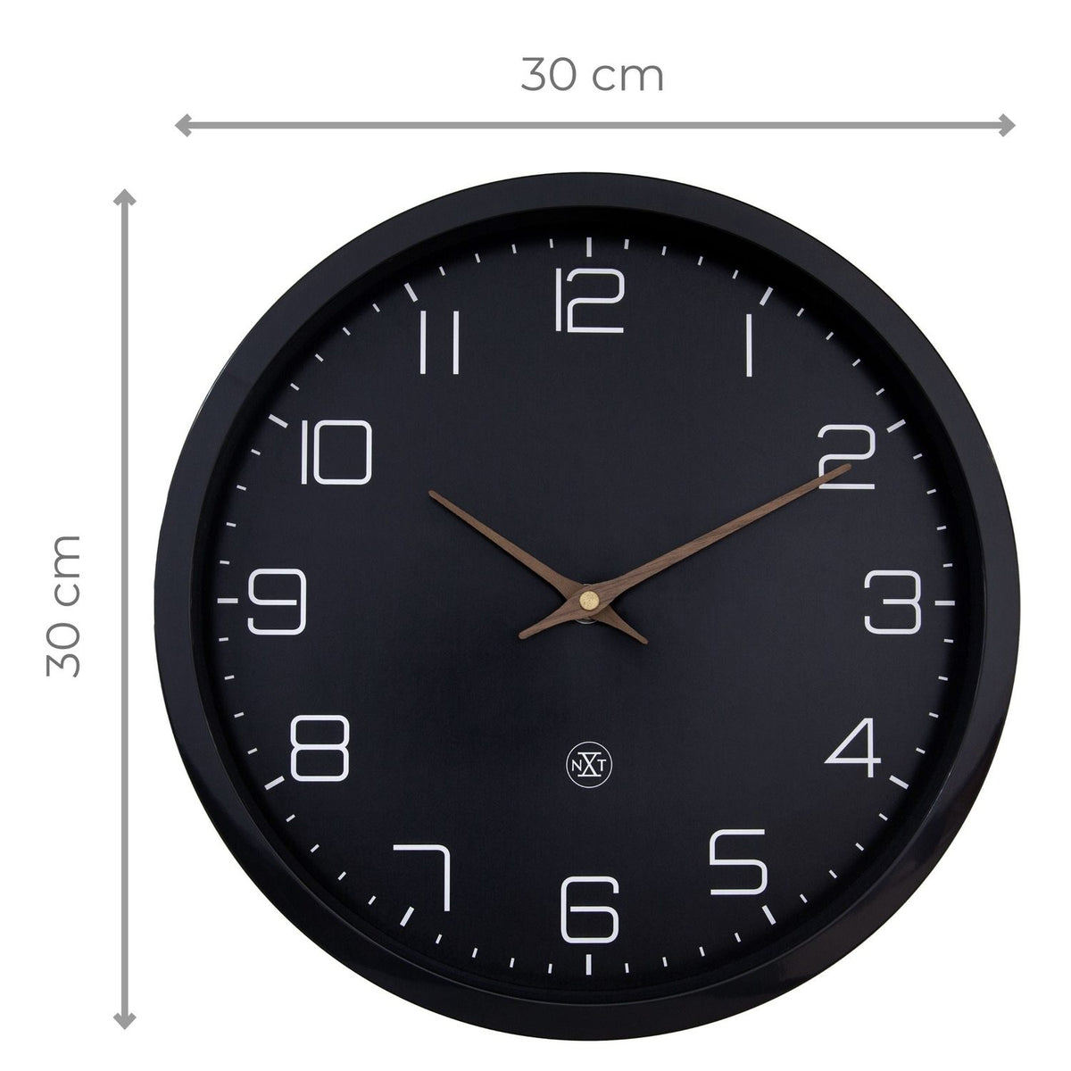 Nxt eco 30 cm Väggklocka Svart