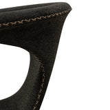 Flair Stol Raven Black, Round Black