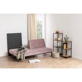 Perugia Bäddsoffa 87x198x95 cm Vic tyg Puderrosa