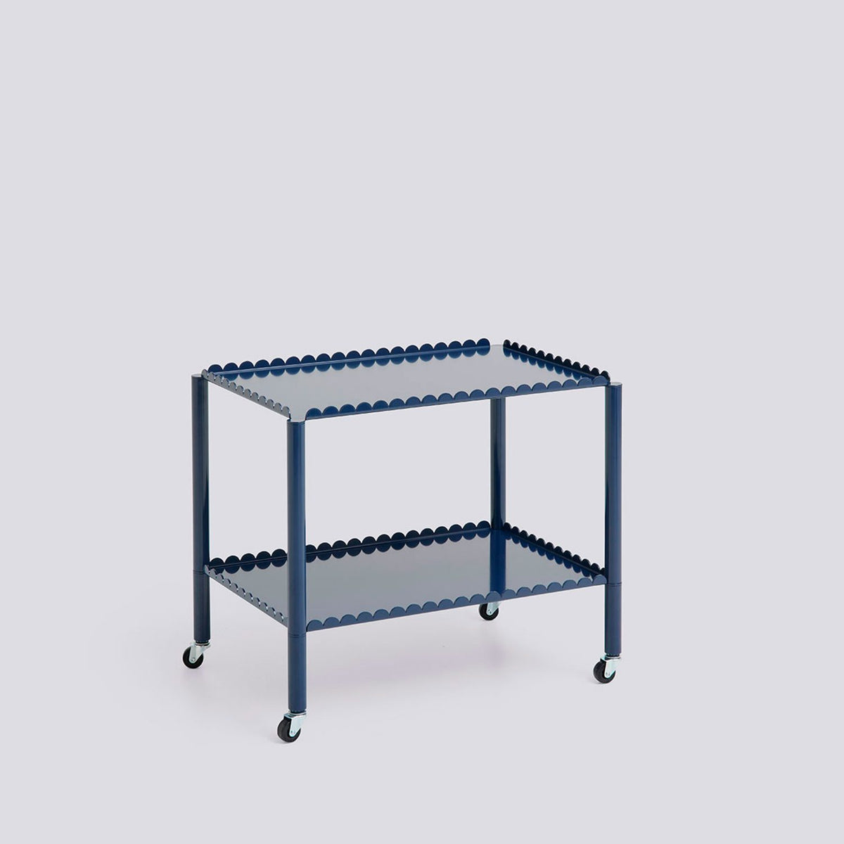 Arcs låg 44 × 63 × 53,5 cm Serveringsvagn Steel blue