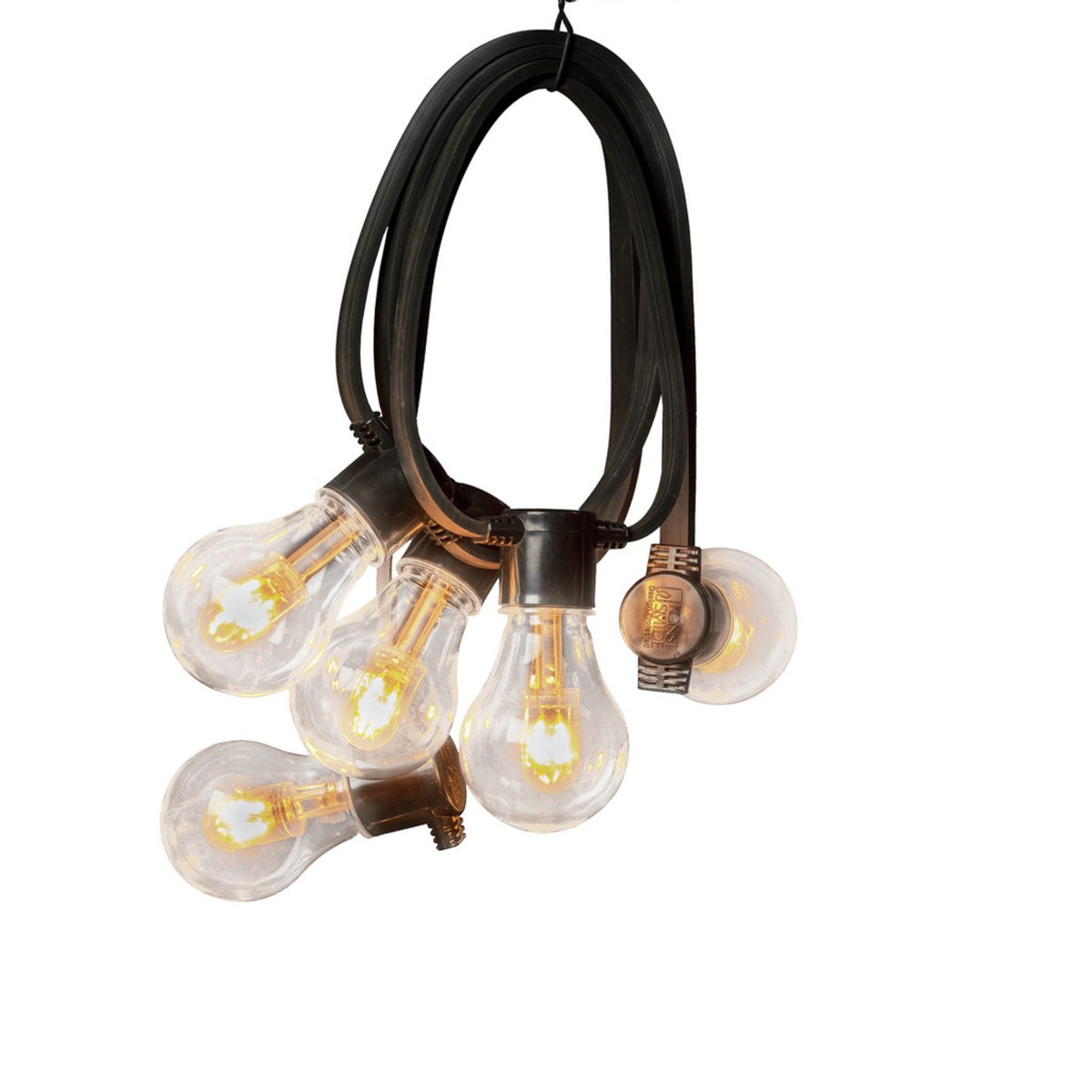 E27 10 amber M-form utbytbar LED Ljusslinga Ute