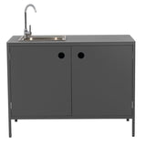 Kelia Utekök Med diskbänk & kran Antracit