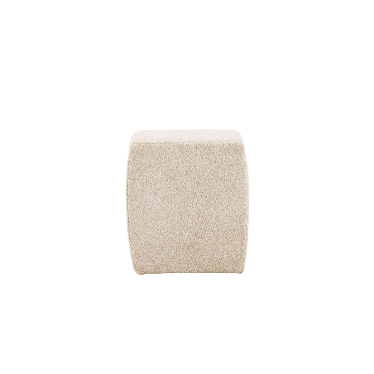 Neapel Puff Beige, 40 x 40 x 45