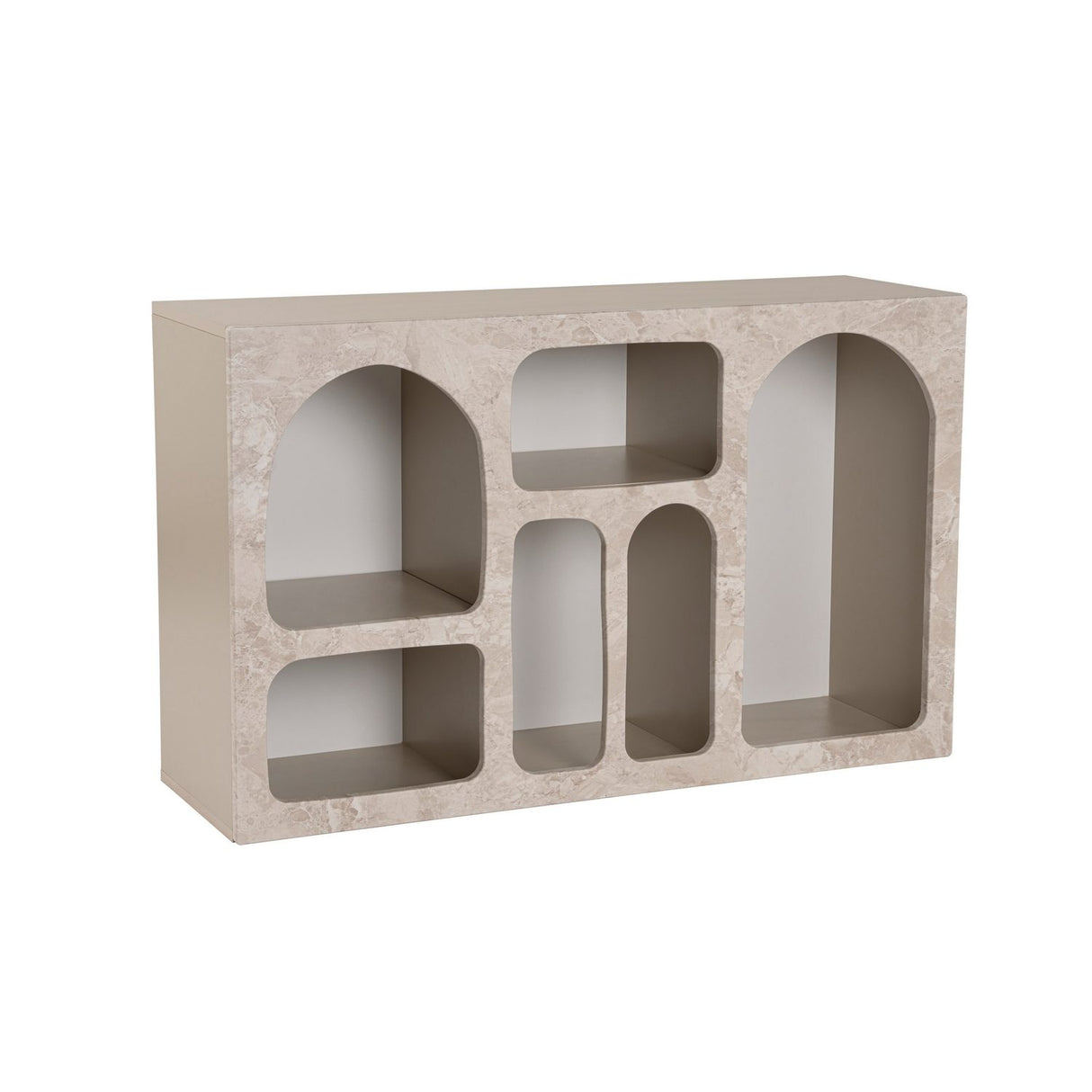 Liva 120 (120 x 74 x 37 cm) Konsol Travertinmarmor sandsten