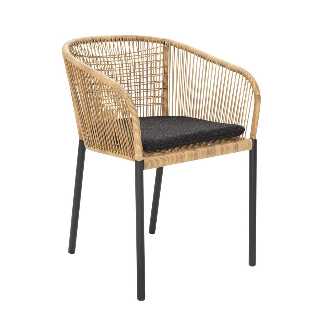 Delta Karmstol Svart/Teddy Black Natur