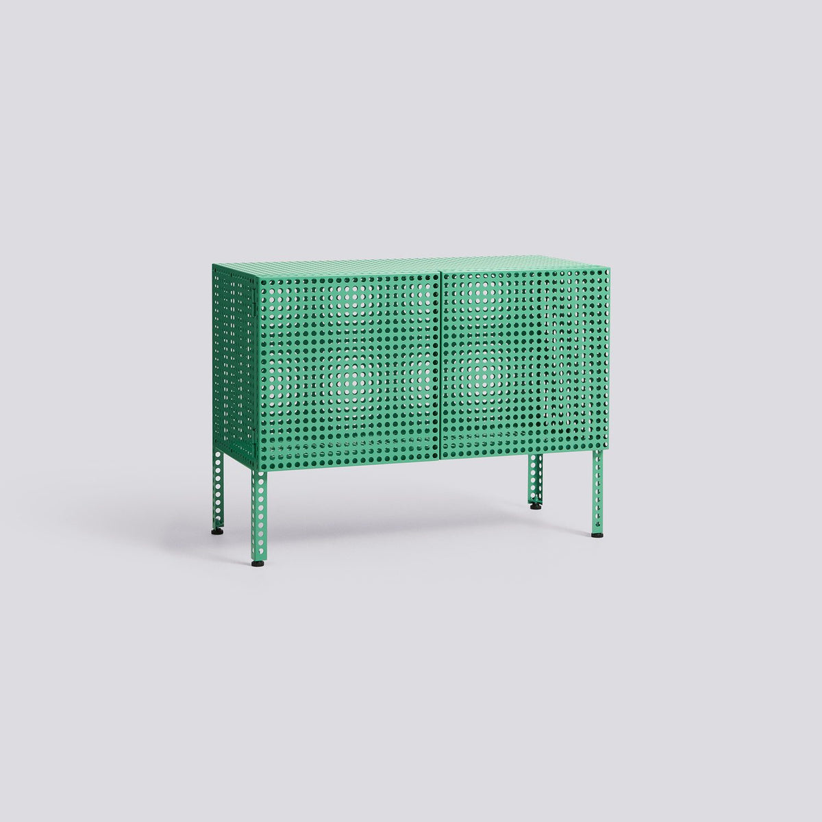 Perforated Cabinet litet 89 × 40 × 66,5 cm Skåp Soft jade