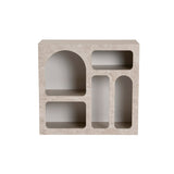 Suva (80 x 74 x 37 cm) Konsolbord Travertin sandsten