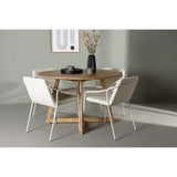Yakidon, Tvist Rund matgrupp Beige, Brun, ⌀120