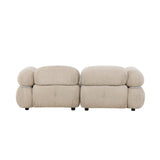 Mika 2-sitssoffa Beige, Silver
