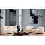 Tbilisi (236 x 76 x 91 cm) Creme 3-sitssoffa