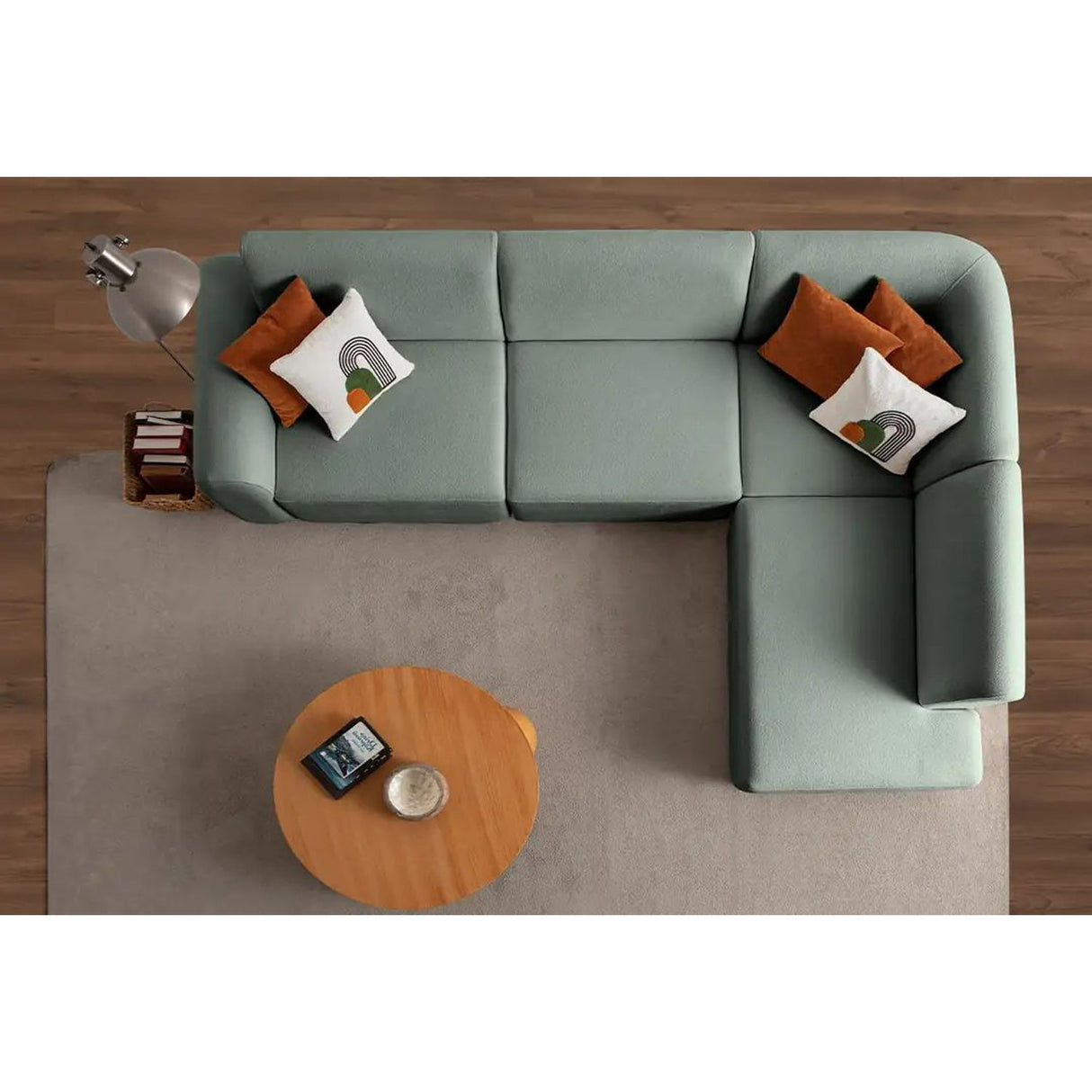Zin Divansoffa Sea Green, Höger