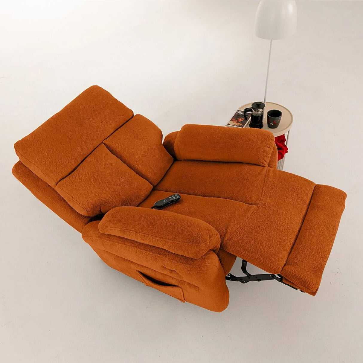 Angela Electric Reclinerfåtölj Tegelröd