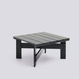 Crate L75,5 × B75,5 × H40 cm Soffbord Black – massiv furu med vattenbaserad lack