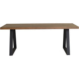 Eiken 200x100 cm Brun Matbord